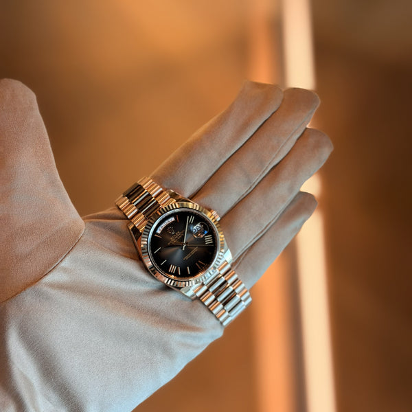 Rolex Day-Date 40 Black Ombre Everose