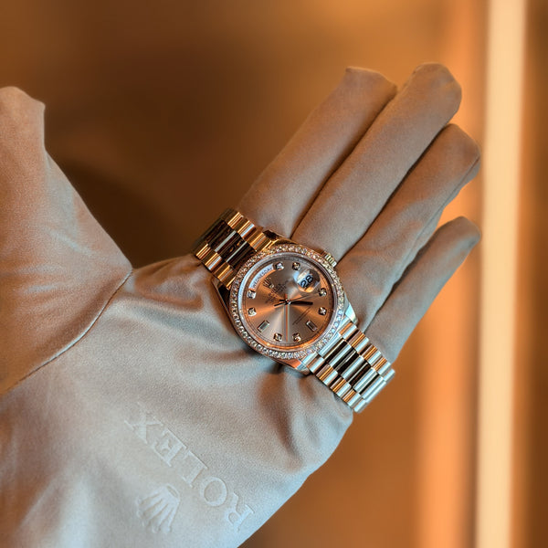 Rolex Day-Date 36 RBR Sundust Diamonds