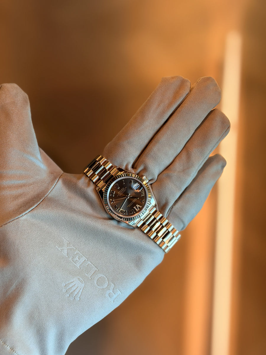 Rolex Lady-Datejust 31 Chocolate Roman
