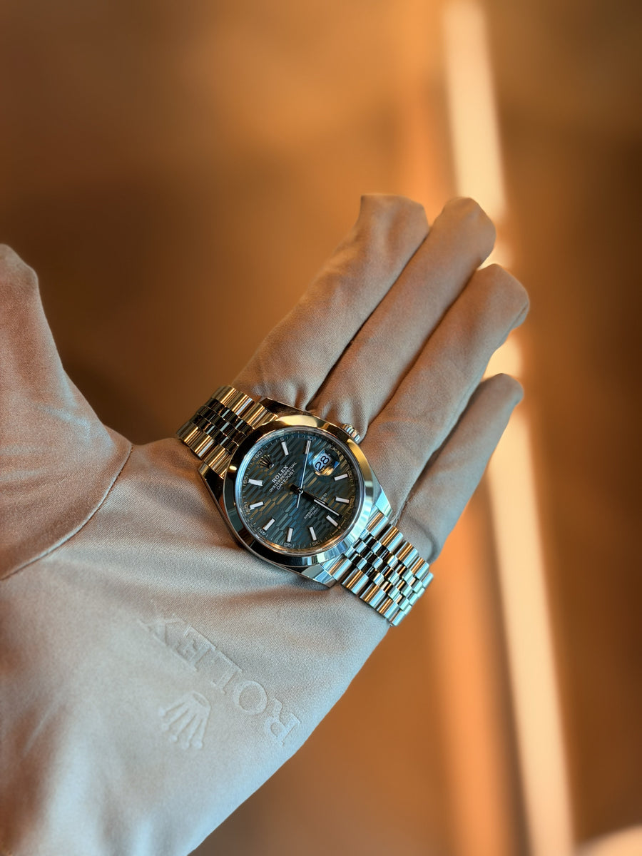 Rolex Datejust 41 Green Motif