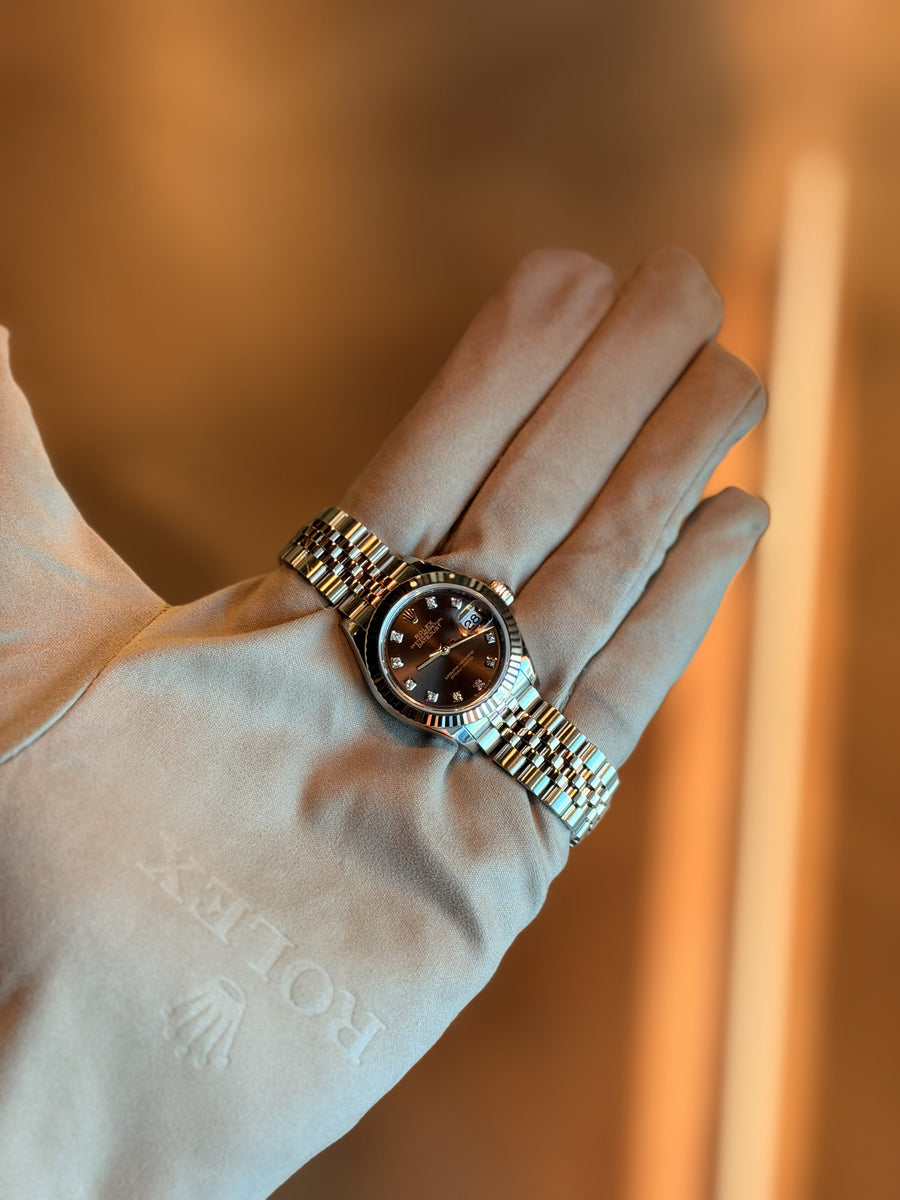 Rolex Lady Datejust 28 Chocolate Diamonds