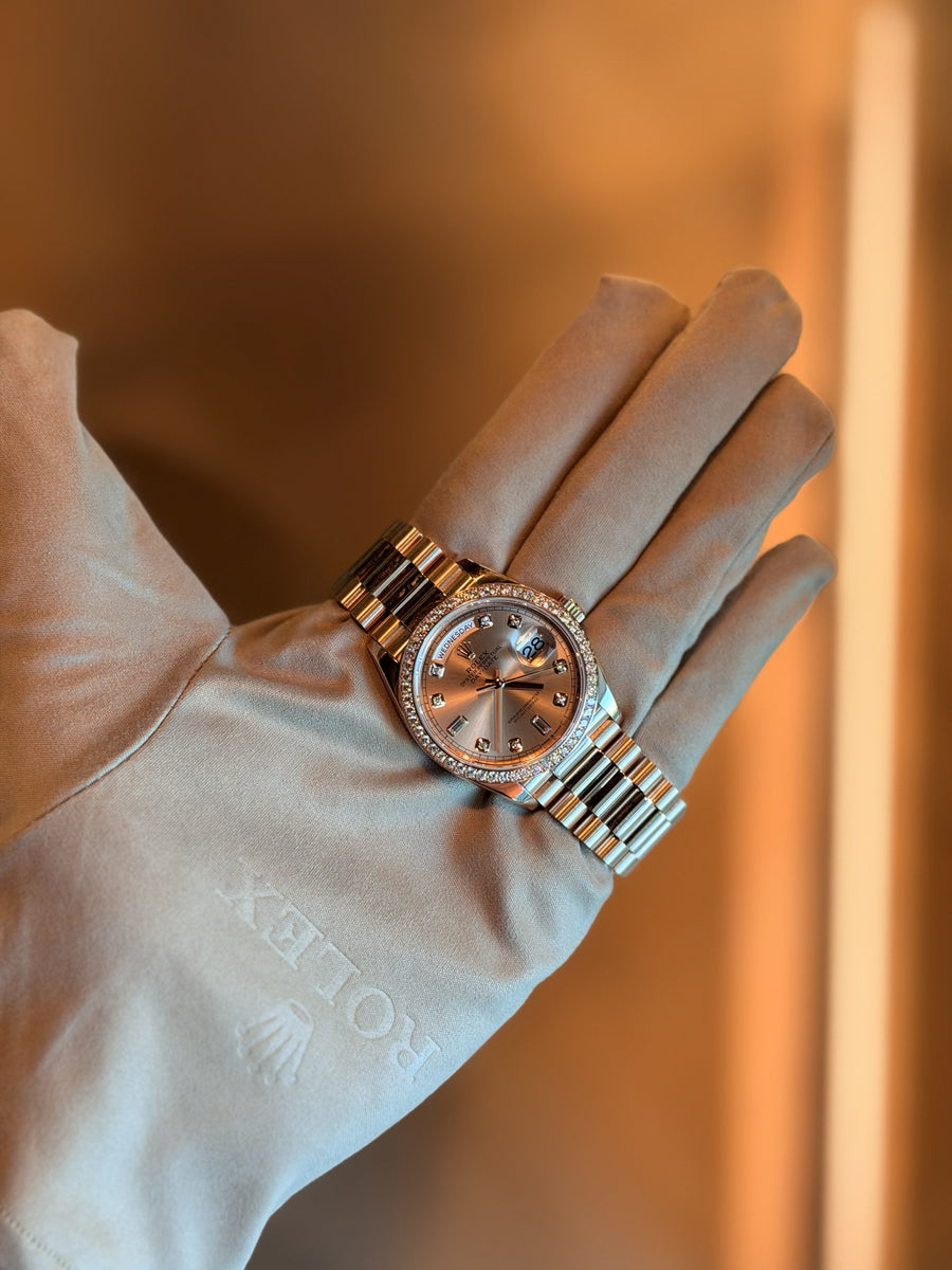 Rolex Day-Date 36 RBR Sundust Diamonds