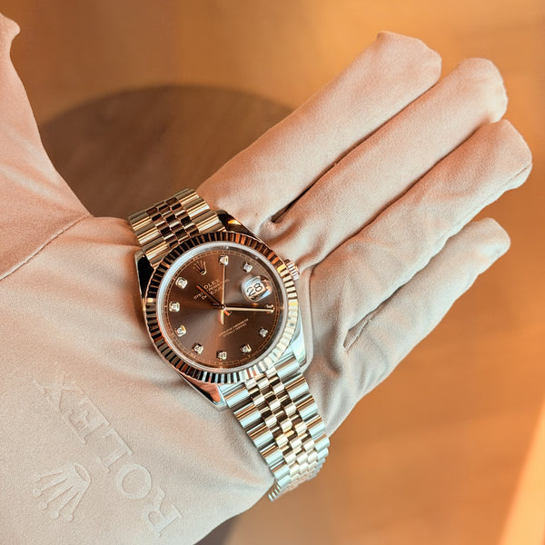 Rolex Datejust 41 Chocolate Diamond