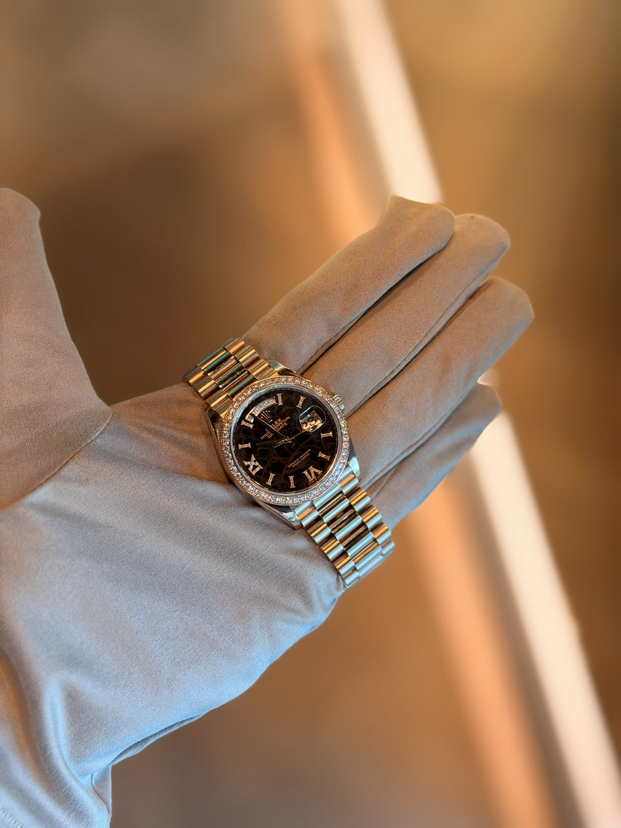 Rolex Day-Date 36 RBR Eisenkiesel