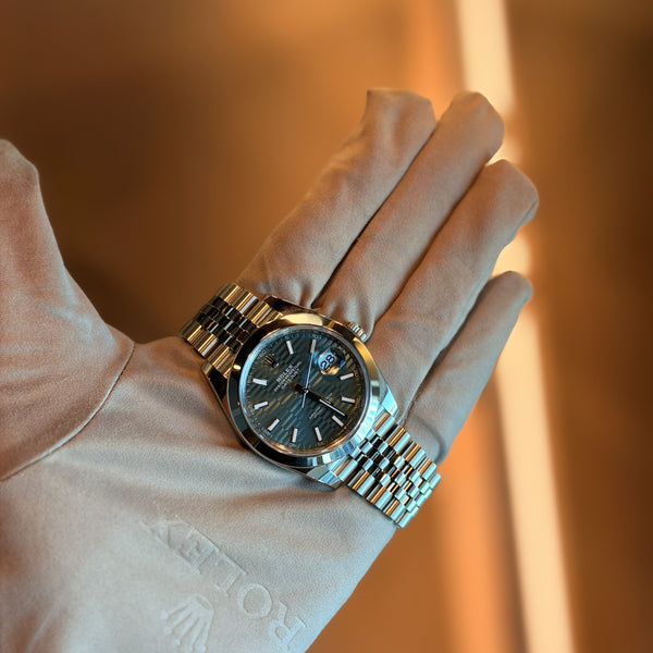 Rolex Datejust 41 Green Motif