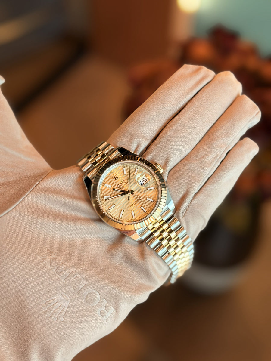 Rolex Datejust 36 Champagne Motif