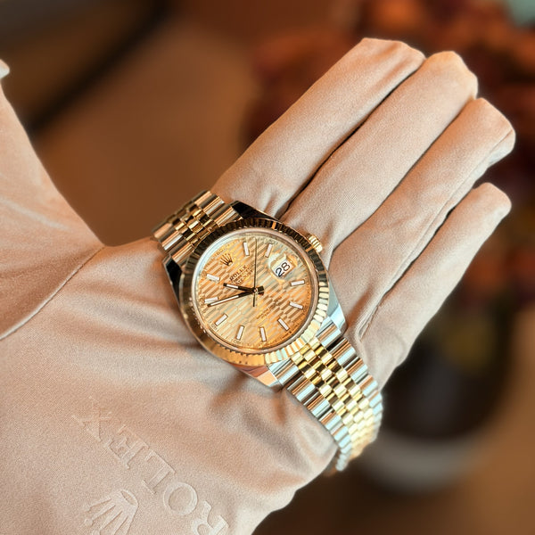 Rolex Datejust 36 Champagne Motif